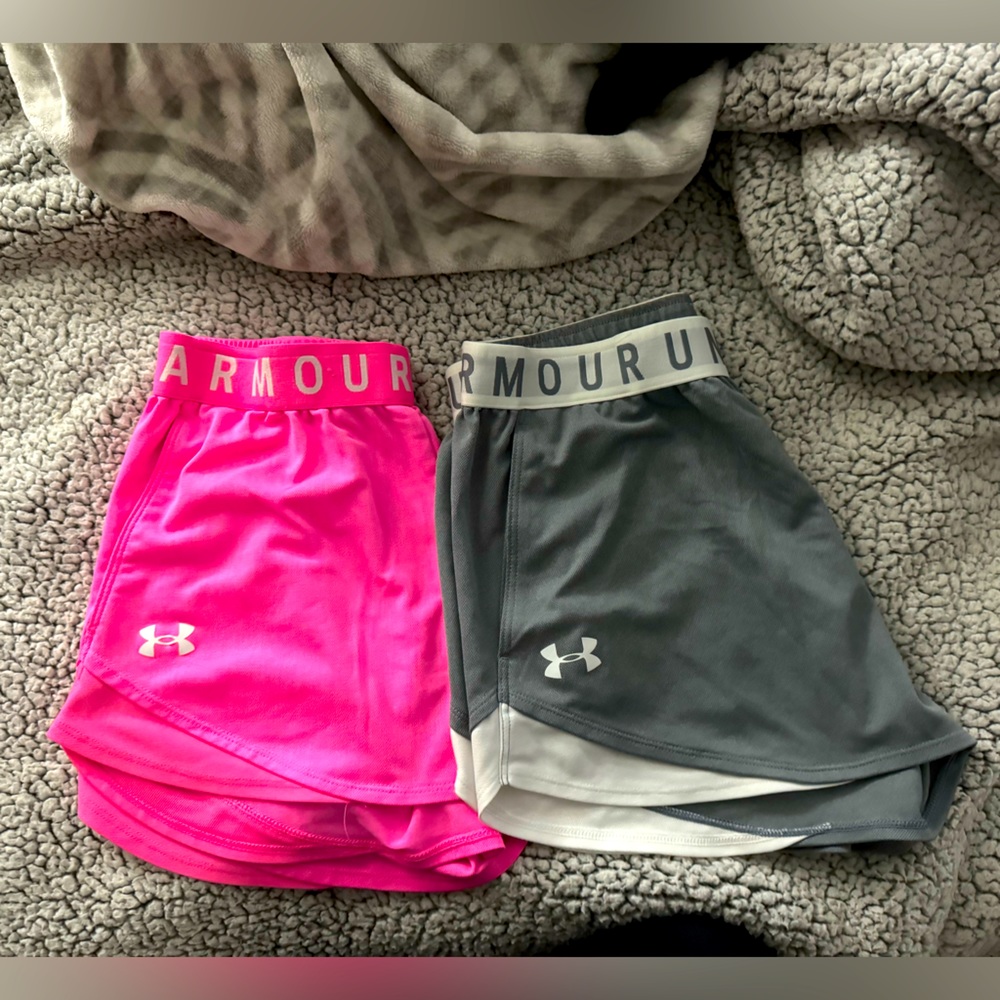 2 pairs of Under Amour shorts